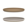 Liewood Gabriel Silikonteller-Set „Oat / Sandy mix“, ø18cm