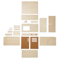 Liewood Kinderspielküche Mario „Golden caramel“, Buchenholz