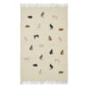 Liewood Teppich Bent „Cat / Apple blossom mix“, klein, 80x120cm