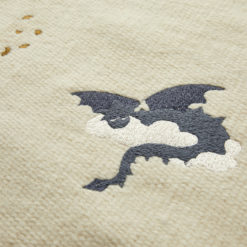 Liewood Teppich Bent „Little dragon / Dark sandy mix“, klein, 80x120cm