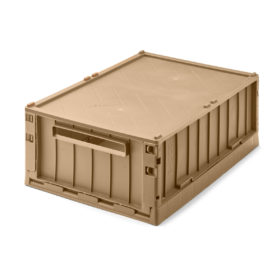 Liewood Aufbewahrungsbox Weston „Oat“ mit Deckel, Größe L, 50x36x20cm