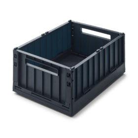 DELISTED Liewood Aufbewahrungsbox Weston „Midnight navy“ mit Deckel, Größe M, 2er-Set, 36x25x14cm – Bild 3