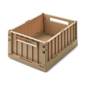DELISTED Liewood Aufbewahrungsbox Weston „Oat“ mit Deckel, Größe M, 2er-Set, 36x25x14cm – Bild 3