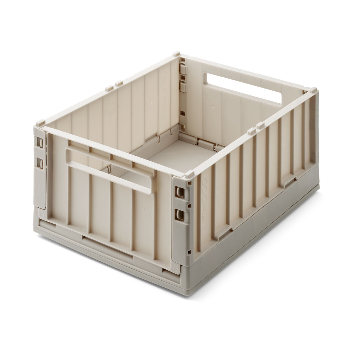 DELISTED Liewood Aufbewahrungsbox Weston „Sandy“ mit Deckel, Größe M, 2er-Set, 36x25x14cm – Bild 3
