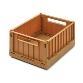 DELISTED Liewood Aufbewahrungsbox Weston „Golden caramel“ mit Deckel, Größe S, 2er-Set, 25x18x10cm – Bild 3