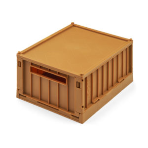 Liewood Aufbewahrungsbox Weston „Golden caramel“ mit Deckel, Größe S, 2er-Set, 25x18x10cm
