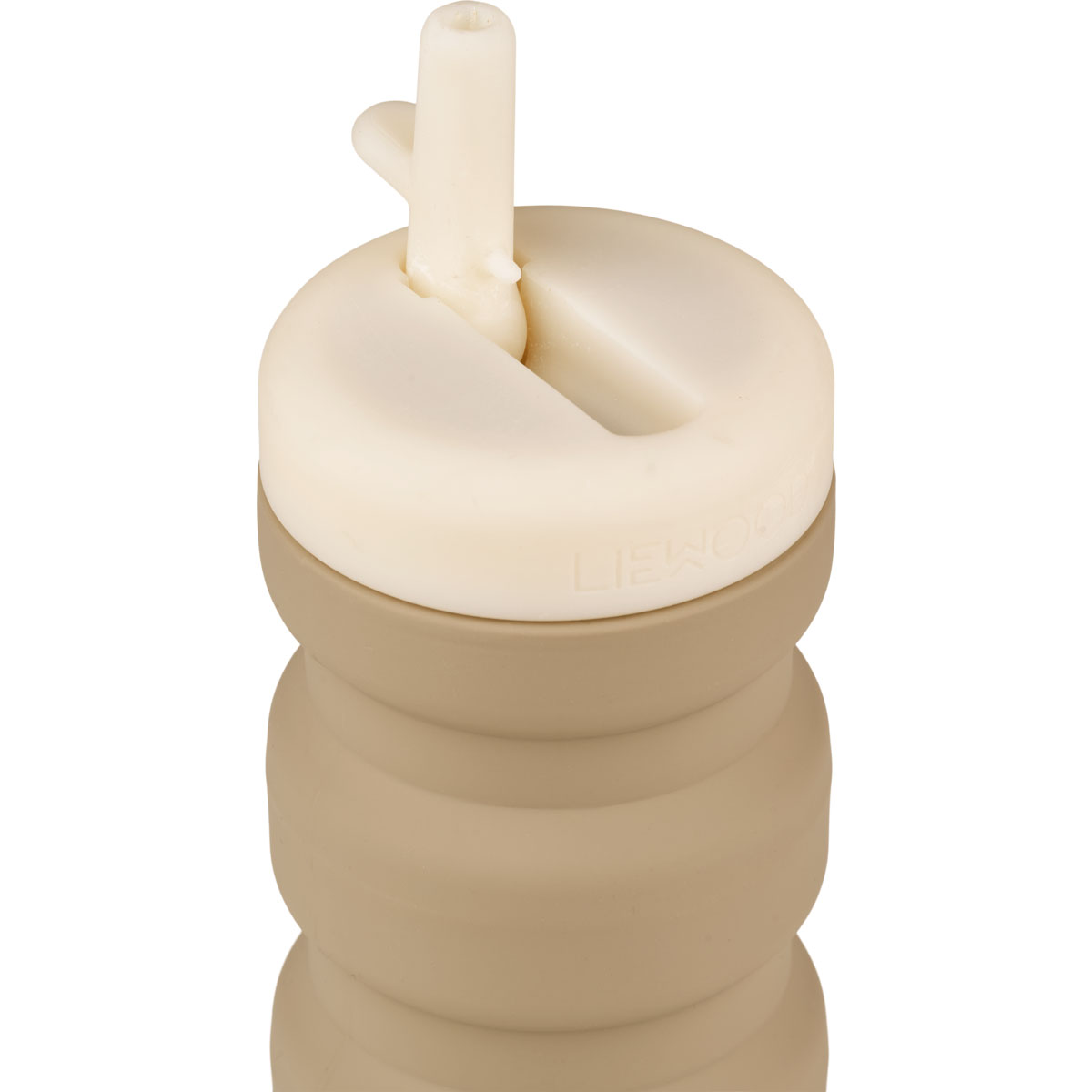 Liewood faltbare Trinkflasche Wilson „Sandy / Oat mix“, 450ml