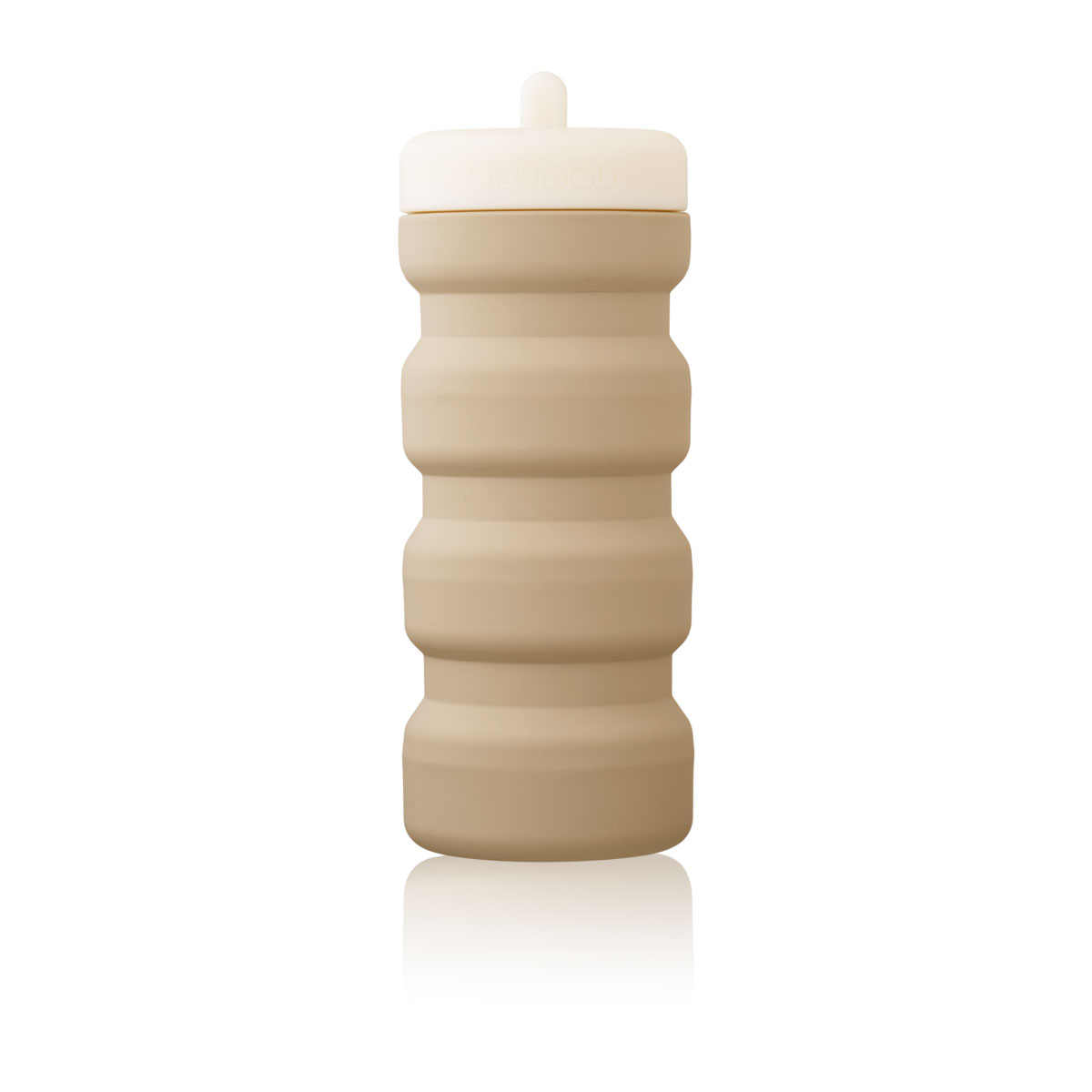 Liewood faltbare Trinkflasche Wilson „Sandy / Oat mix“, 450ml