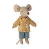 Maileg Big Brother Maus in der Box „mit kariertem Hemd“ - H13cm 01