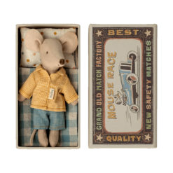 Maileg Big Brother Maus in der Box „mit kariertem Hemd“ - H13cm 03