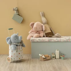 Maileg Trolly „Multi Dots – Blue“, 56x28cm