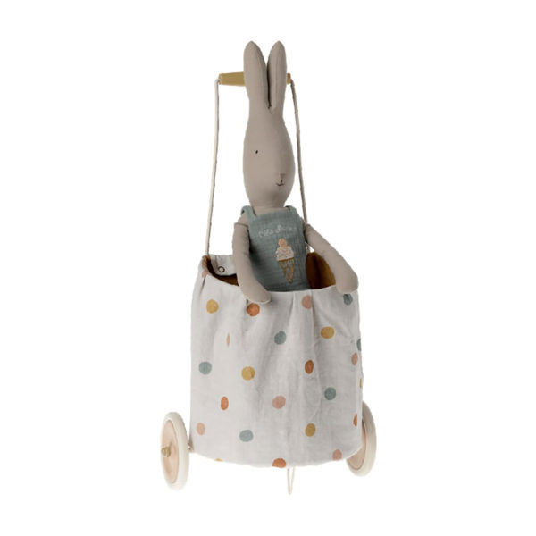 Maileg Trolly „Multi Dots – Yellow“, 56x28cm 02