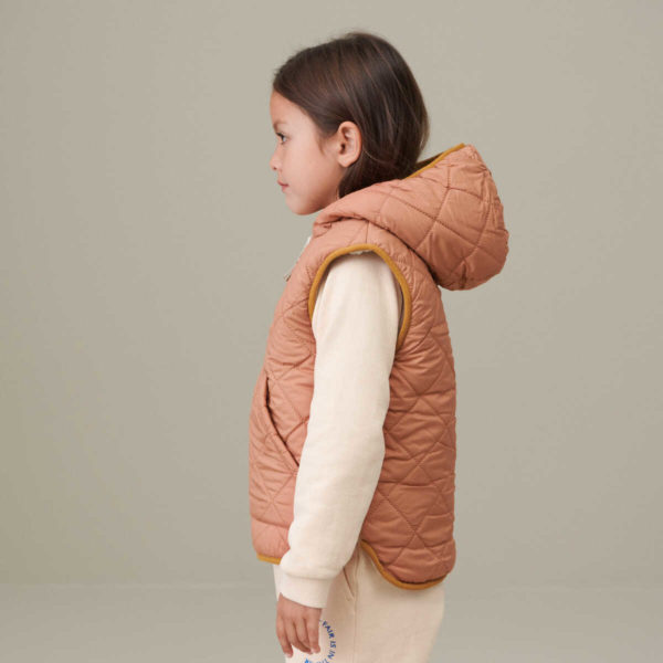 Liewood Diana Thermo-Wendeweste für Kinder „Golden caramel multi mix“, Gr. 80, 92, 128 – Bild 10