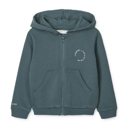 Liewood Kinder-Hoodie Baldur „Whale blue“ Gr. 92-98