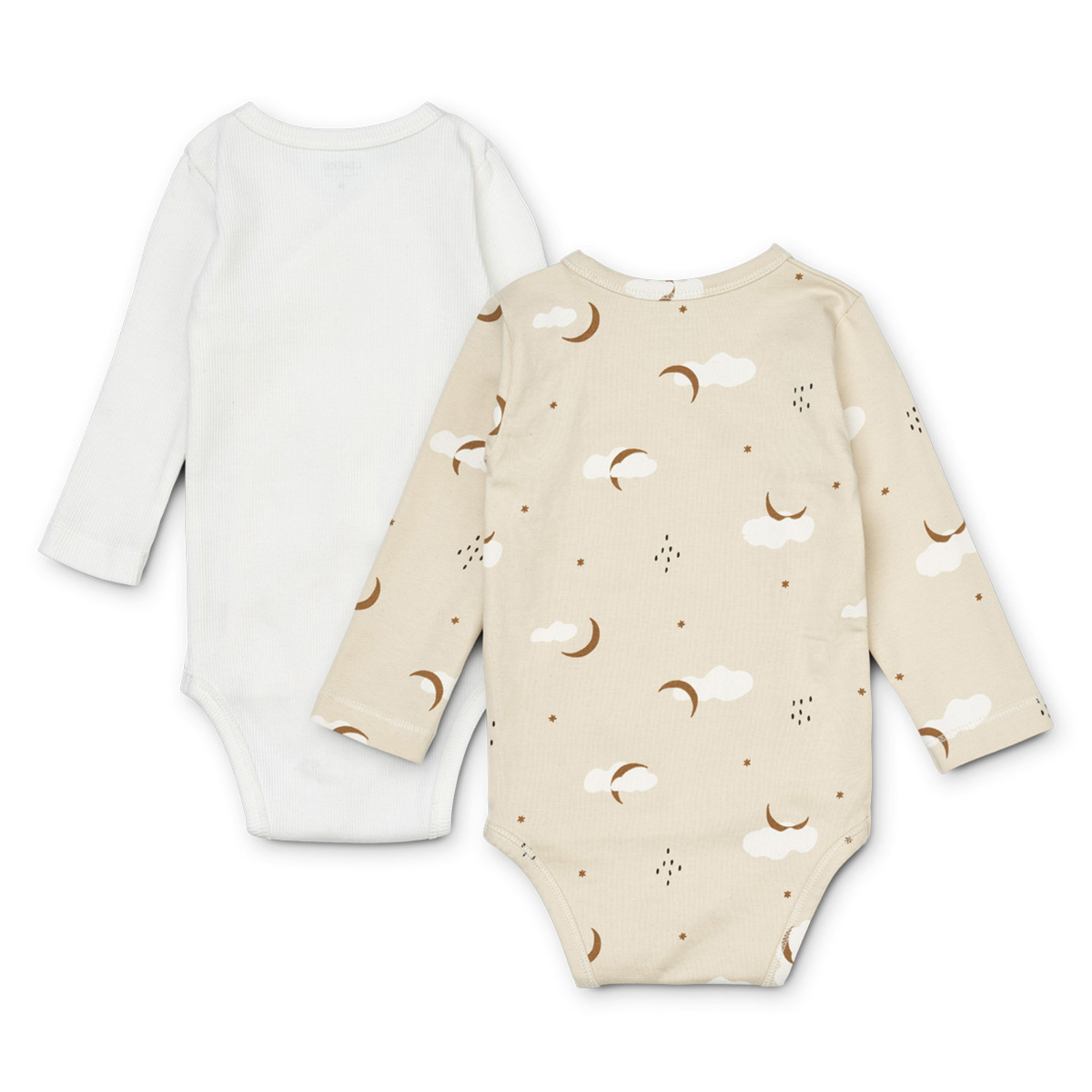 Liewood Baby-Body Hali „Stargazer / Foggy mix“, 2er-Set, Gr. 56-74