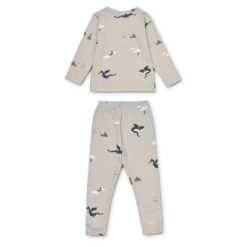 Liewood Pyjama-Set Wilhelm „Little dragon / Dark sandy mix“, 2-7 Jahre