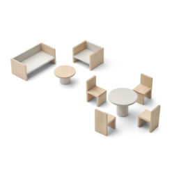 Liewood Puppenhausmöbel Gillian „Sandy multi mix“, 8-teiliges Set