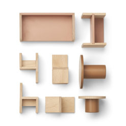 Liewood Puppenhausmöbel Gillian „Rose mix“, 8-teiliges Set