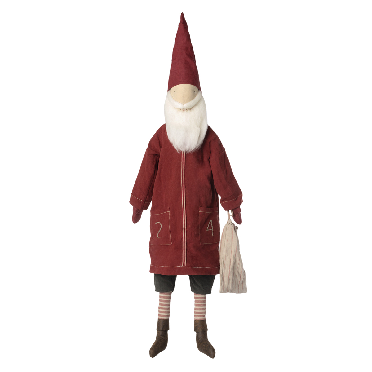 Maileg Adventskalender „Santa“, Pixy Weihnachtsmann, H115cm