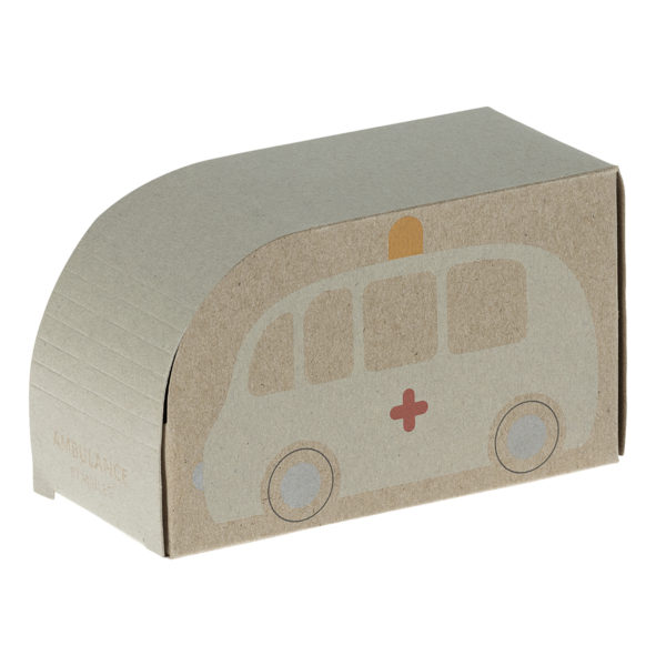 DELISTED Maileg Krankenwagen Holzauto mit Rückzugsfunktion, 12cm – Bild 3
