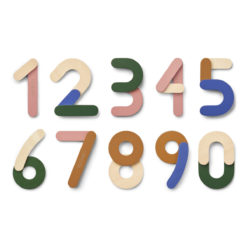 DELISTED Liewood Magnetisches Holzzahlen-Puzzle Jota „Eden multi mix“
