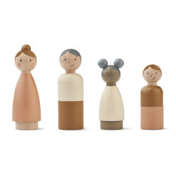 DELISTED Liewood Puppenhausfamilie Lotta „Rose mix“, 4-teiliges Set