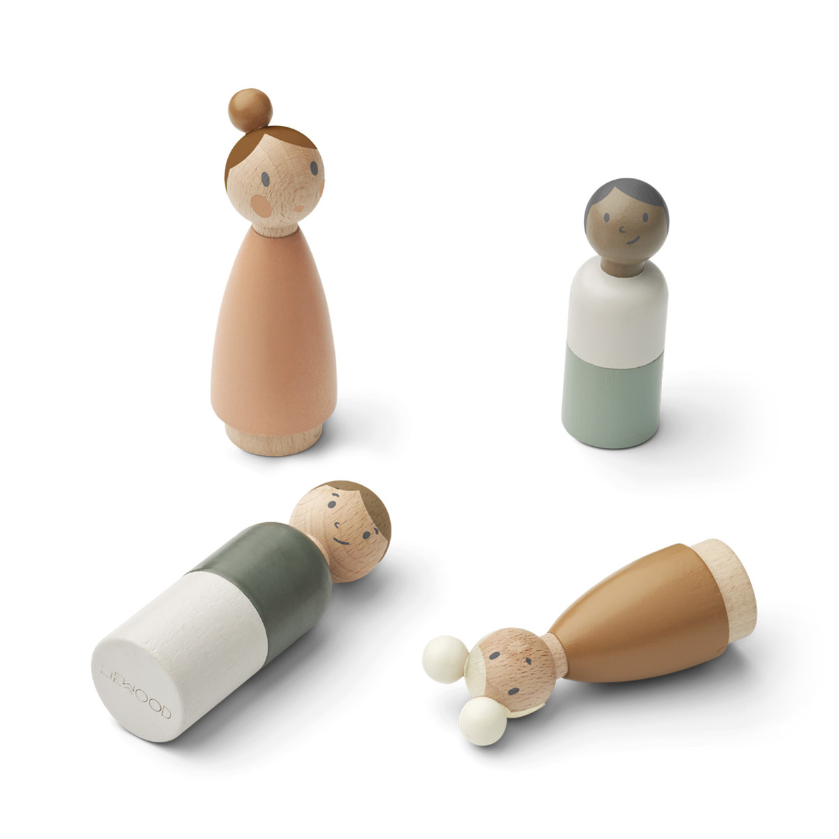 DELISTED Liewood Puppenhausfamilie Lotta „Multi mix“, 4-teiliges Set – Bild 2