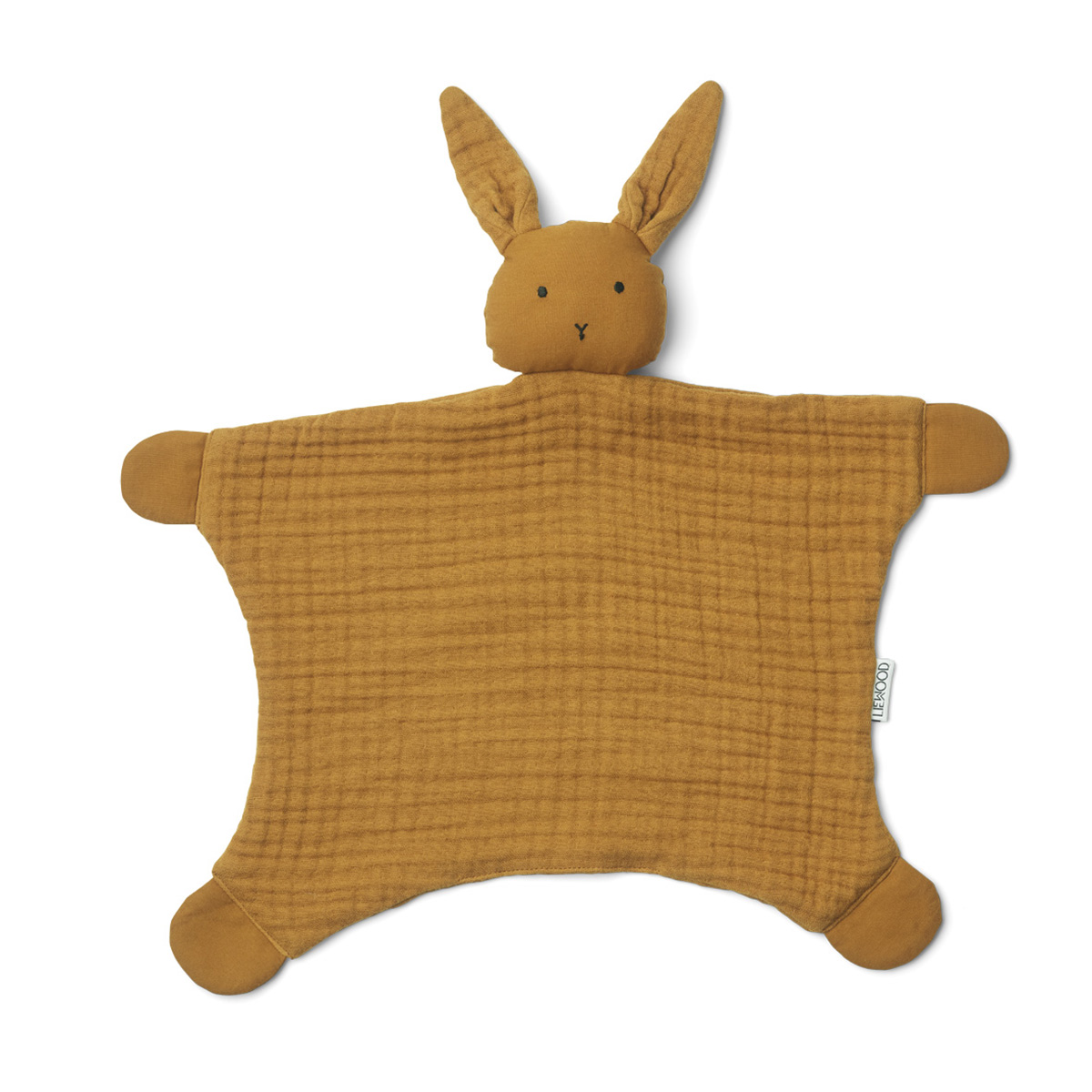 DELISTED Liewood Addison Kuscheltuch „Golden caramel“, Knistereffekt, 35x35cm