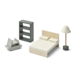 Liewood Puppenhausmöbel Amanda „Hunter green mix“, 4-teiliges Set