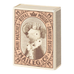 Maileg Baby-Maus in Streichholzschachtel, Mädchen, H8cm 03