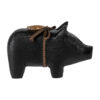 Maileg Holzschwein, schwarzer Kerzenhalter, small, 1-flammig, 10cm 14-2800-01