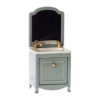 Maileg Waschtisch mit Spiegel „dark mint“, Metall, H15cm 11-2117-01