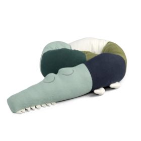 Sebra Bettschlange Sleepy Croc „Dragon Tales“, gestrickt, 190cm 01