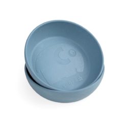 Sebra Kinderschalen-Set MUMS „powder blue“, Biokunststoff