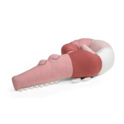 Sebra Mini-Bettschlange Sleepy Croc „Blossom Pink“, gestrickt, 100cm 01