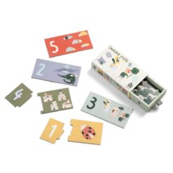 Sebra Puzzle mit Zahlen 1-10 „Pixie : Dragon, FSC™ Mix 01