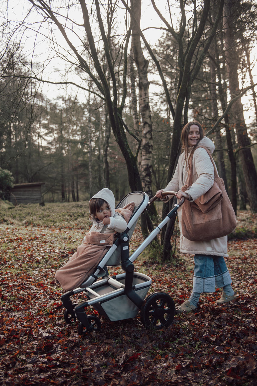 koeka Wickeltasche Malmo Teddy „soft earth“, Stofftasche, 42x58cm – Bild 3