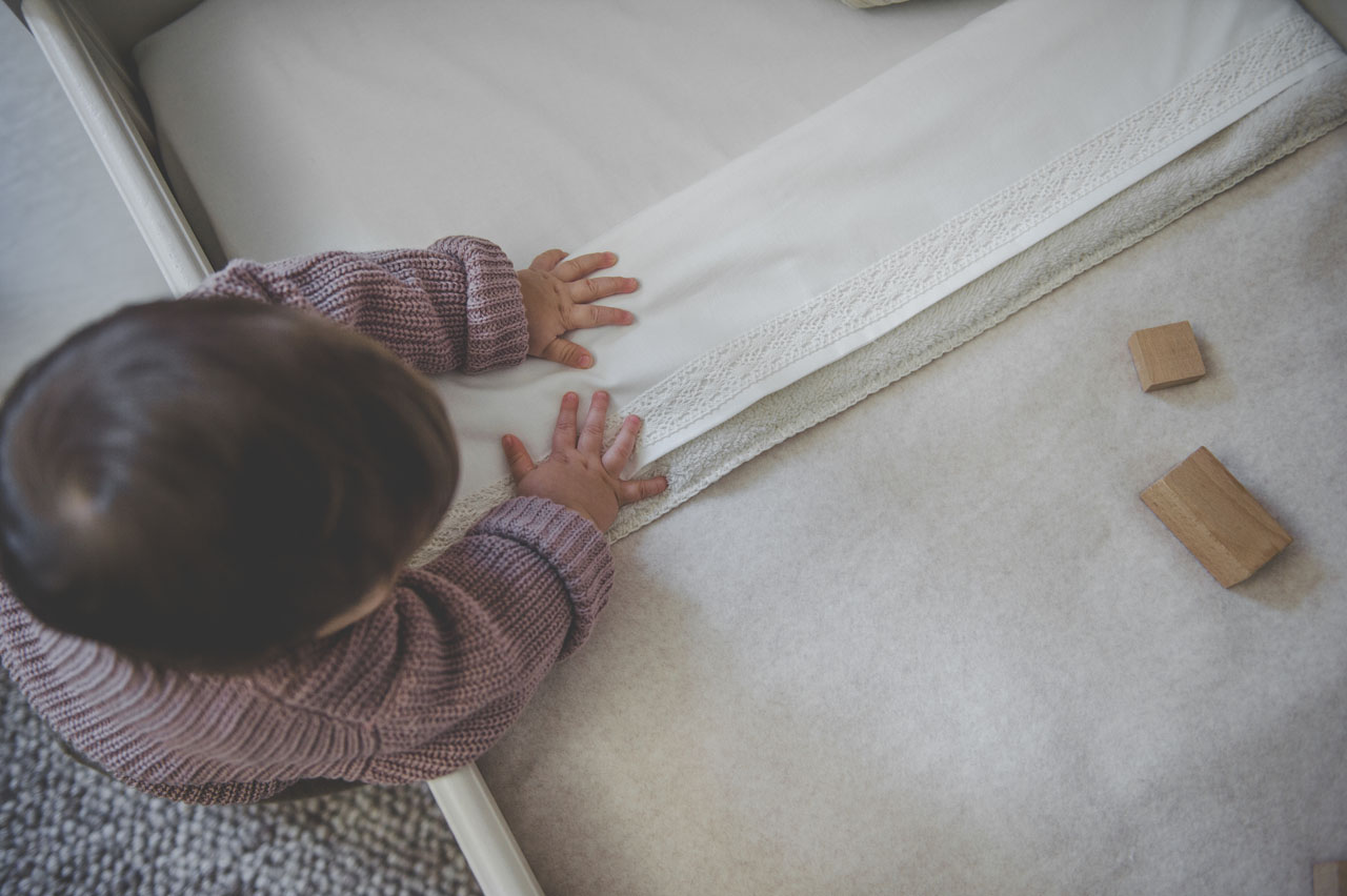 koeka Babydecke Denver Plüsch „nougat“, 75x100cm – Bild 3