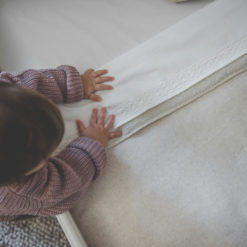 Koeka Kinderdecke Denver Plüsch Nougat