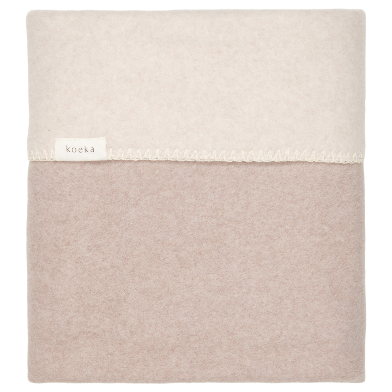 koeka Babydecke Denver „clay / nougat“, reversible / 2-lagig, 75x100cm