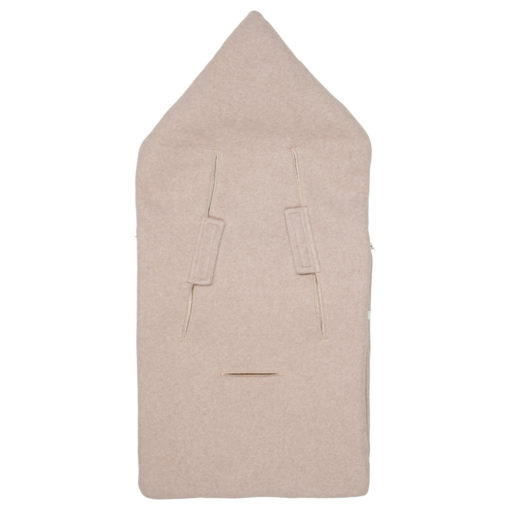 koeka Fußsack Denver Plüsch „clay“ für 3/5-Punktgurt – Bild 2