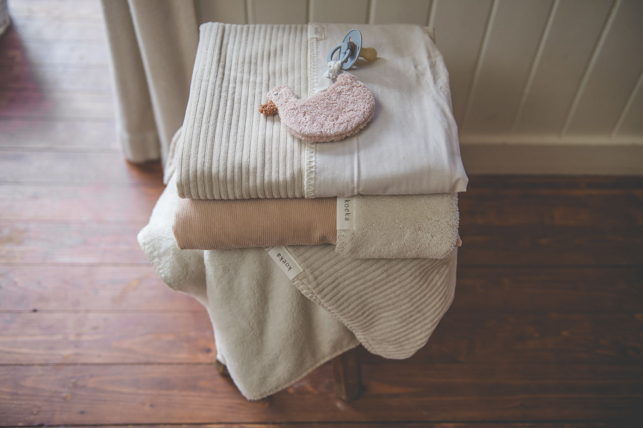 Koeka Kinderdecke Oddi Plüsch Rosa Salt