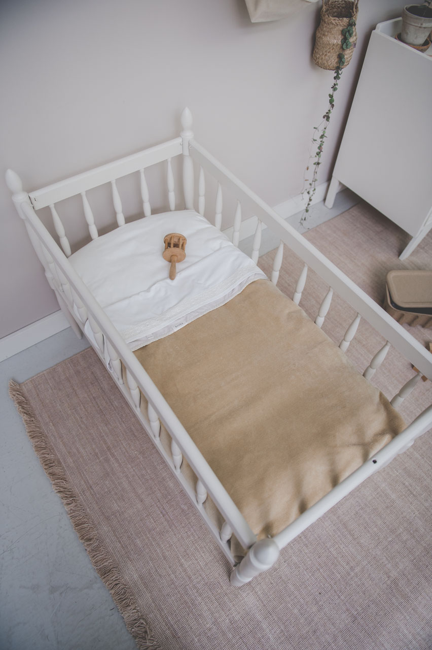koeka Kinderdecke Oddi Flanell „rosa salt“, 100x150cm – Bild 4