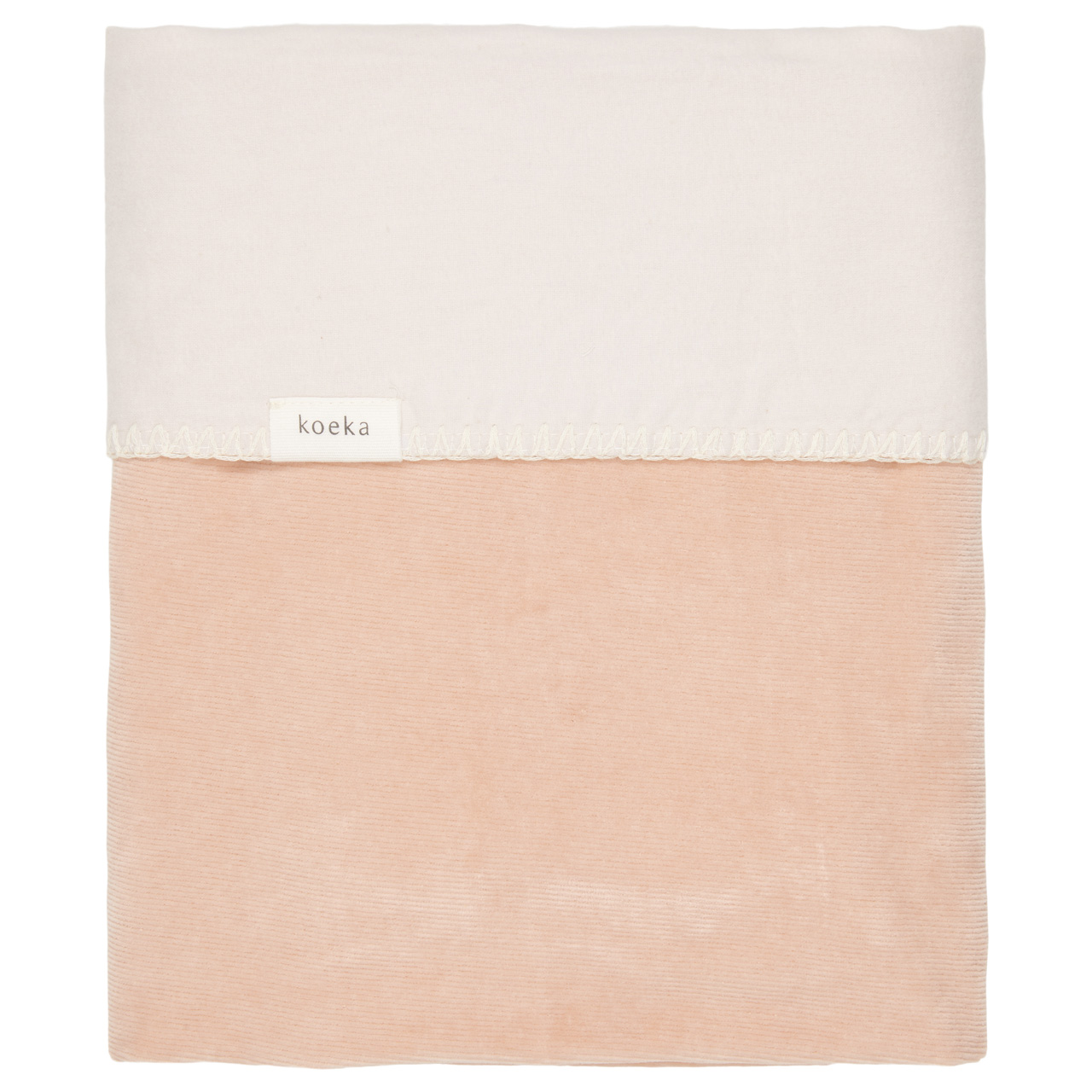 koeka Kinderdecke Oddi Flanell „rosa salt“, 100x150cm
