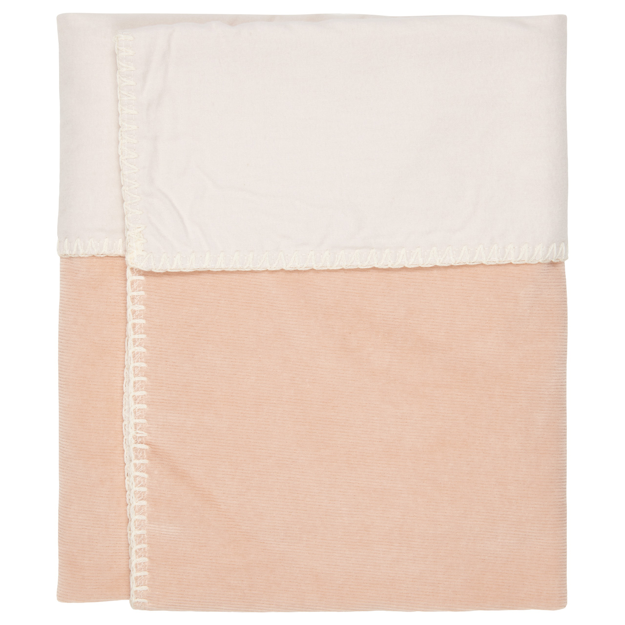 koeka Kinderdecke Oddi Flanell „rosa salt“, 100x150cm – Bild 2