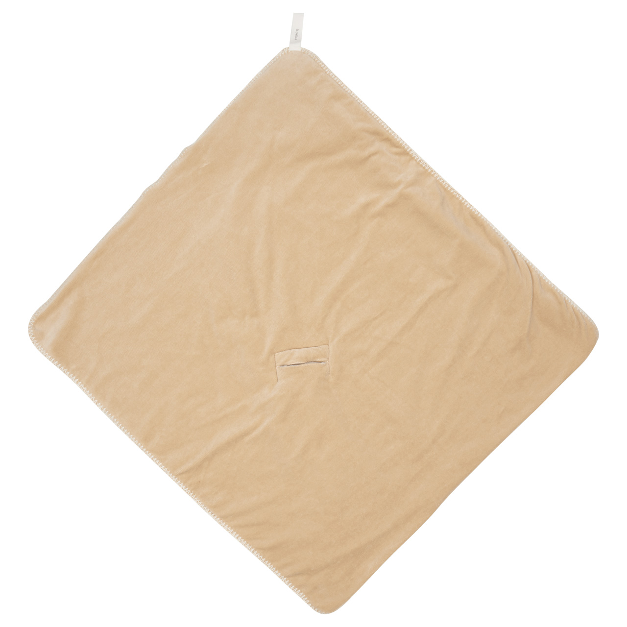 koeka Kapuzenhandtuch Oddi Plüsch „grain“ 100x100cm – Bild 3