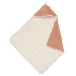 koeka Kapuzenhandtuch Oddi Plüsch „soft earth“ 100x100cm