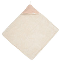 koeka Kapuzenhandtuch Oddi Plüsch „rosa salt“ 100x100cm – Bild 2