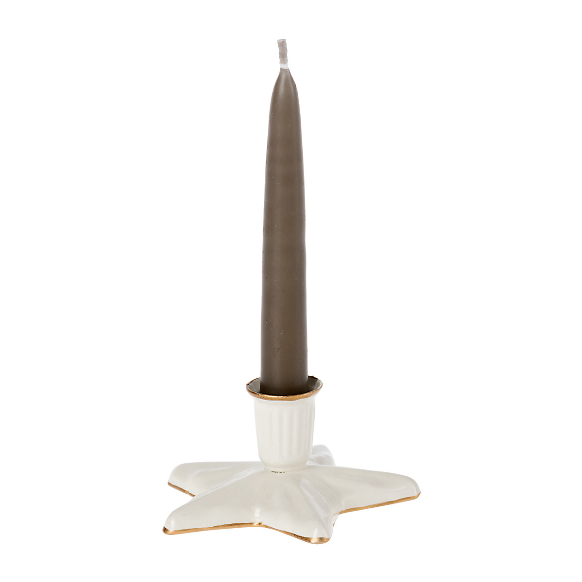 DELISTED Maileg Kerzenhalter aus Metall „weiß“, 7x3cm – Bild 2