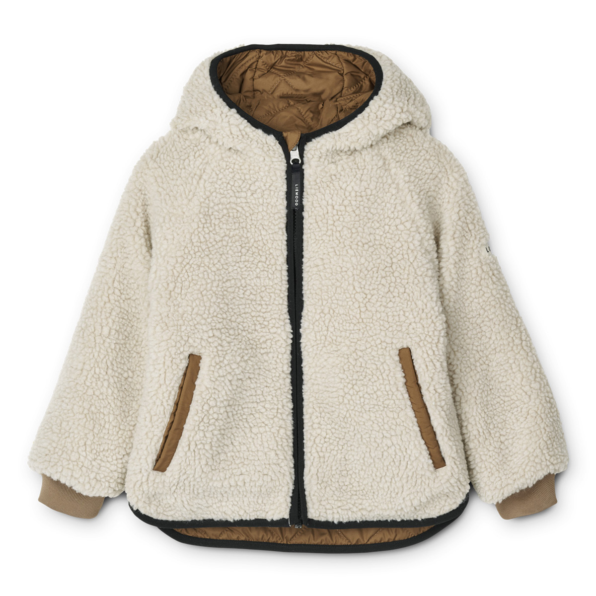 DELISTED Liewood Jackson Thermo-Wendejacke für Kinder „Pecan / Sandy mix“